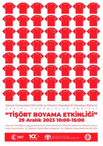 Tişört Boyama Etkinliği Sosyal Sorumluluk Projesi